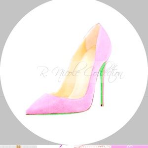 This is our signature heel! This design is sold on our website.